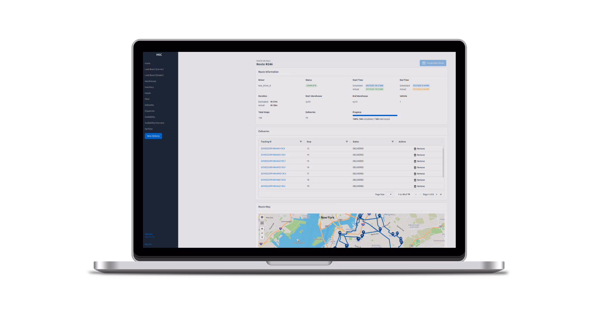 Service Screenshot